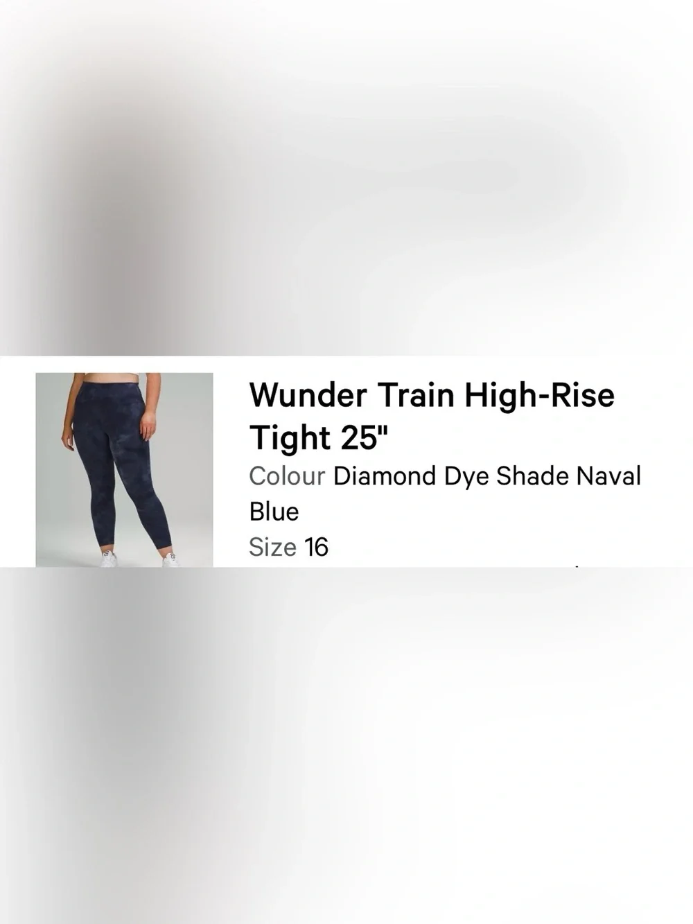 LuluLemon wonder train high-rise right